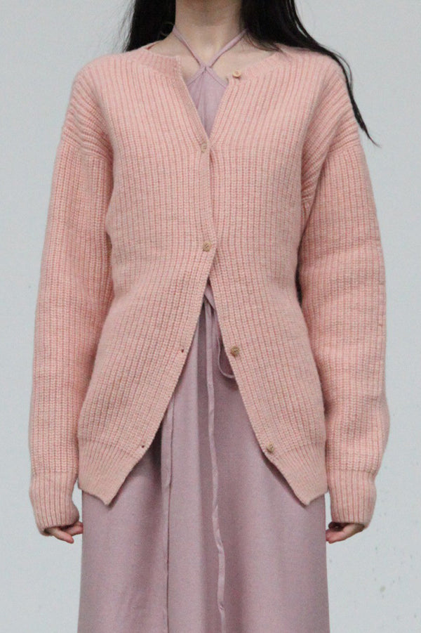 BASERANGE Mia cardigan KMEC-RW-WI23 pink